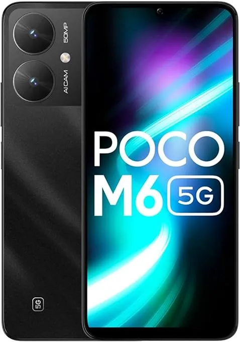 Poco M6 5G (Galactic Black, 128 GB) (6 GB RAM)