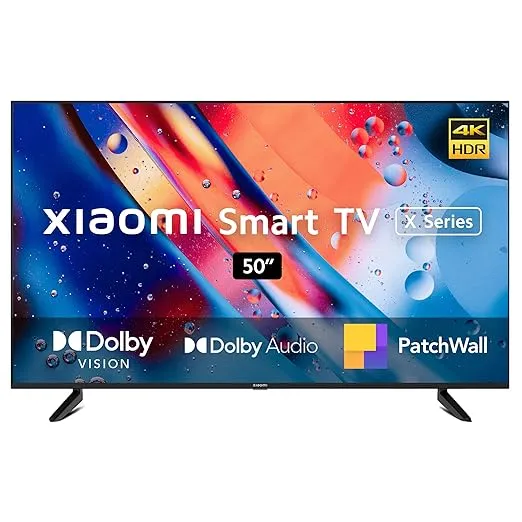 Xiaomi by Mi X Series 125 cm (50 inch) Ultra HD (4K) LED Smart Android TV with 4K Dolby Vision | HDR10 | HLG | Dolby Audio | DTS: Virtual X | DTS-HD | Vivid Picture Engine (L50M7-A2IN)