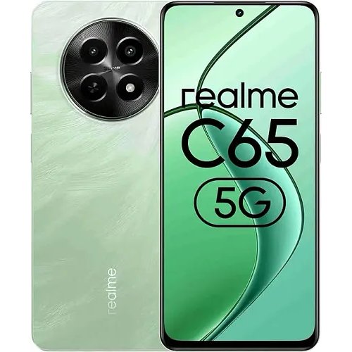 Realme C65 5G 128 GB, 8 GB RAM, Feather Green, Mobile Phone
