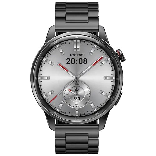 Realme Watch S2 Smartwatch with Bluetooth Calling (36.3mm AMOLED Display, IP68 Water and Dust Resistant, Grey) | RMW2401
