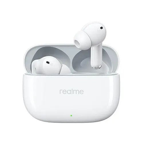 Realme Buds T300 Truly Wireless in Ear Earbuds with 30dB ANC, 360° Spatial Audio Effect, 12.4mm Dynamic Bass Boost Driver with Dolby Atmos Support, Upto 40Hrs Battery and Fast Charging (Youth White) | RMA2302