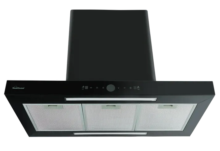 Sunflame 90 cm Wide Roof Mounted Island Chimney - CH ISLE 90 GC BLDC