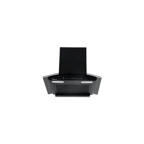 Sunflame Genial 60cm 1250m3/hr Ducted Auto Clean Wall Mounted Chimney with Motion Sensor Control (Black)