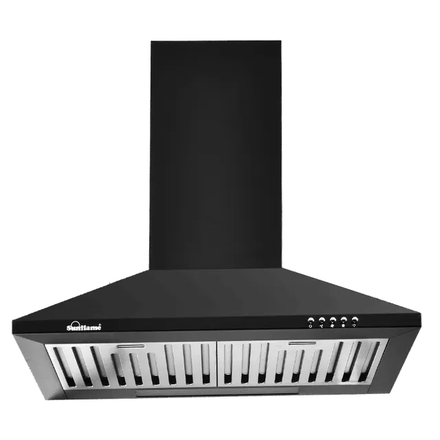 Sunflame Nova 60 BK Auto Clean Wall Mounted Chimney (NOVA60BK)