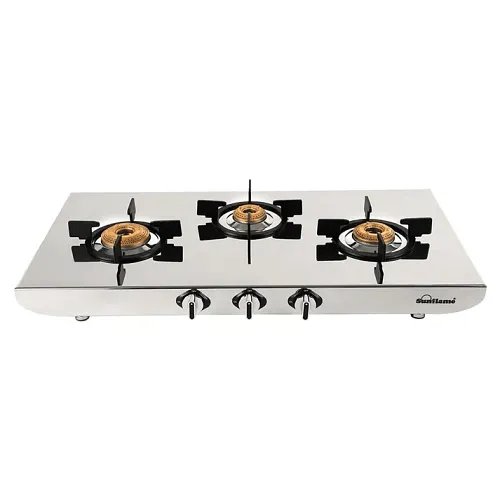 Sunflame G/S 3 Burner Gas Stove SSH 2MM