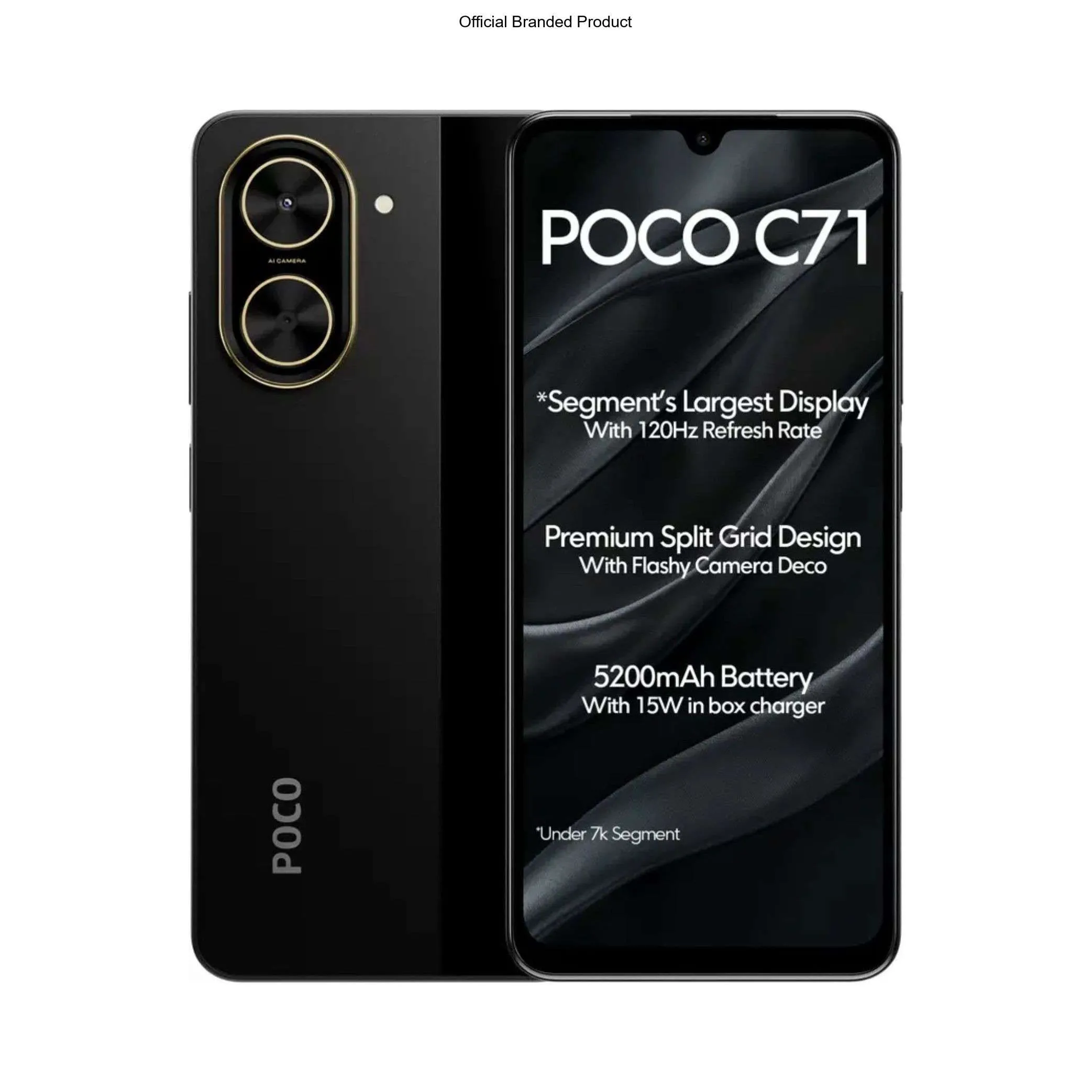 新品　Xiaomi POCO C71　ブラック　64GB　商品番号【161】 Cayroshop POCO C71 64GB 4GB RAM Power Black Smartphone