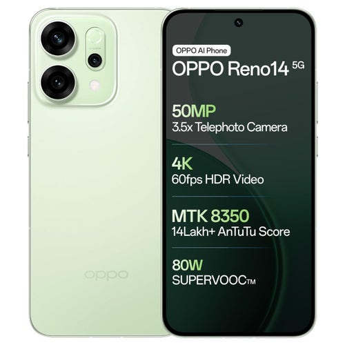 Oppo Reno14 5G (Mint Green, 512 GB) (12 GB RAM)