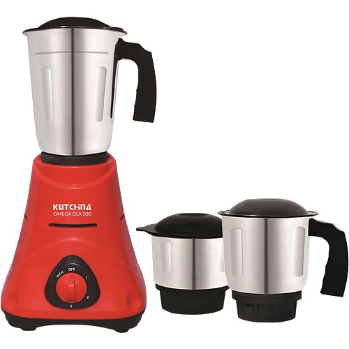 Kutchina Omega DLX 500W Mixer Grinder with 3 Jars