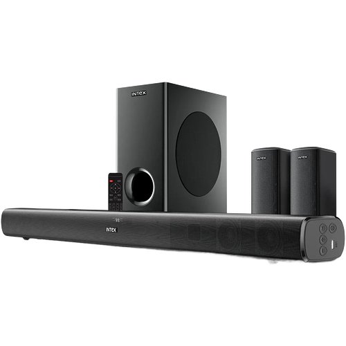 Intex Beast 20000 Soundbar Wired 200 W Bluetooth Soundbar (Black, 5.1 Channel)