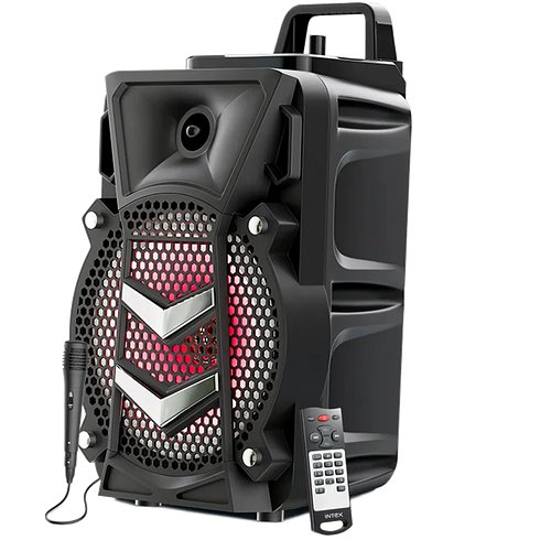 Intex T-150 Trolley Speaker with USB/FM/AUX/TF/MIC/BT