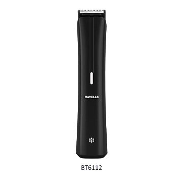 Havells BT6112 Rechargeable Cordless Wet Trimmer for Beard, Body & Hair with 12 Length Settings for Men (90mins Runtime, Fast Charging, Black)