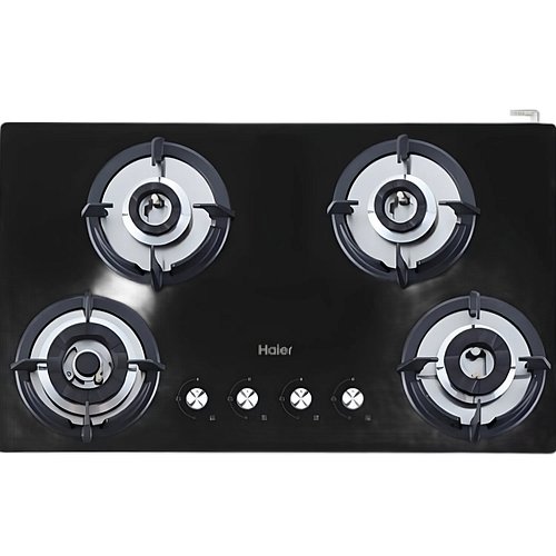 Haier HIC-Q574CGB:Build In Hob, 76 cm 4 Burner – Hybrid Hob