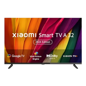 Xiaomi Smart TV A 80 cm (32) HD Ready Smart Google LED TV L32MA-AIN (Black)