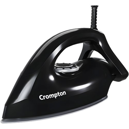 Crompton Desire Plus 1100 Watts Dry Iron (Heavy Weight, Black)