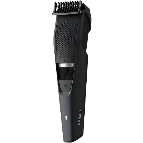 Philips BT3302/15 Beard Trimmer, 60 min Runtime, 10 Length Settings (Black/Grey)