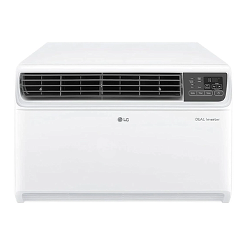 LG 1.5 Ton 3 Star DUAL Inverter Window AC | Copper | Convertible 4 in 1 Cooling | Super Silent Model (PW-Q18WUXA, White)