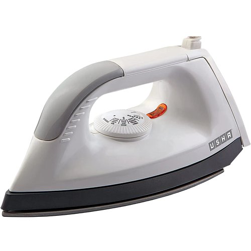 Usha EIectric 1602 1000 W Lightweight Dry Iron with Non-Stick Soleplate