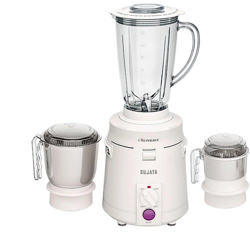 Sujata Supermix 900 Watts Mixer Grinder | 22000 Rotations Per Min | 90 Minutes Continuous Running