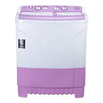 Godrej 8 kg Semi Automatic Top Load Washing Machine White, Purple (WS Edge 8.0 TB3 M LVDR)