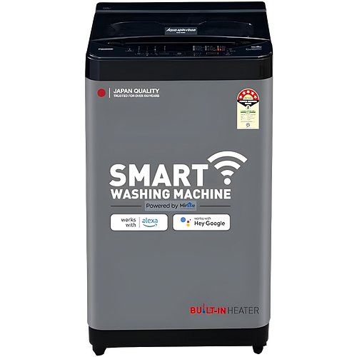 Panasonic 8 Kg Front Panel Top Load Washing Machine (NA-F80C2CRB ,Charcoal Inox Grey)