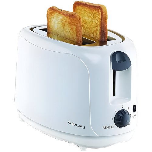 Bajaj 750 W ATX 4 (270030) Auto Pop-up Toaster (White)