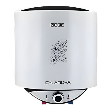 Usha Cylandra 10 Litre Storage Water Heater With Free Installation (White), Wall Mounting