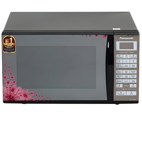 Panasonic 27 Litres Convection Microwave Oven (Floral Mirror Finish, NN-CT64MBFDG, Floral Mirror Finish)