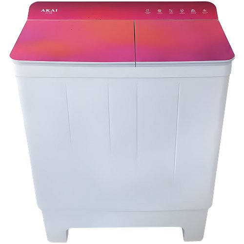 Akai 8.5 KG Semi Automatic Top Load Washing Machine AKSA-85CPFG (Pink)