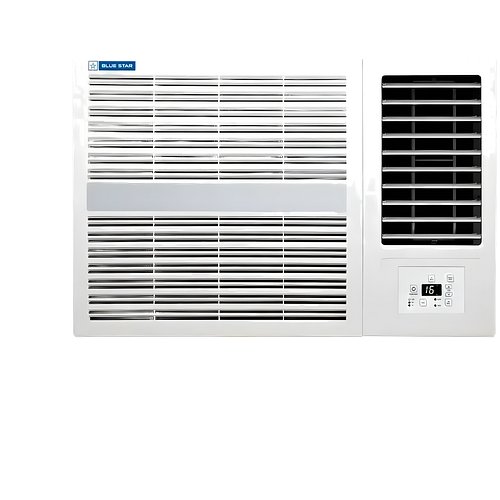Blue Star 2024 Model 2 Ton 3 Star Window AC - Ivory (WFD324E, Copper Condenser)