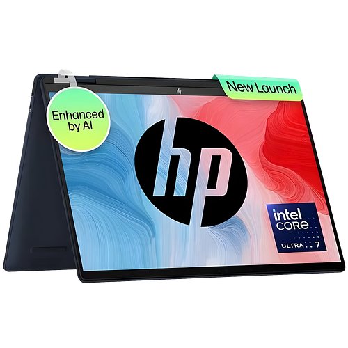 HP Envy AI PC Intel Core Ultra 7 155U - (32 GB/1 TB SSD/Windows 11 Home) 14-fc0100TU Thin and Light Laptop (14 inch, Atmospheric Blue, 1.44 Kg, With MS Office)