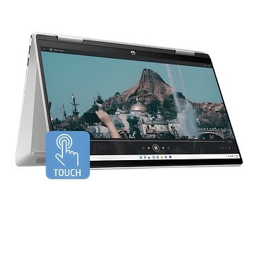 HP Pavilion x360 35.6 cm (14) 2-in-1 Laptop 14-ek1074TU, Silver