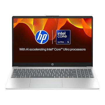 HP AI PC Intel Core Ultra 5 125H - (16 GB/512 GB SSD/Windows 11 Home) 15-fd1099TU Thin and Light Laptop (15.6 inch, Natural Silver, 1.65 Kg)