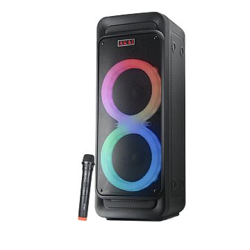 Akai PM-80P PartyMate Pro Speaker 80 Watts|Wireless Bluetooth Speaker|LED Light Show|