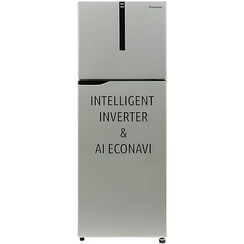 Panasonic 280 L Double Door 3 Star AI Enabled Inverter Technology Frost Free Refrigerator (NR-TH292CVHN, Electric Grey, Net Capacity 256L)