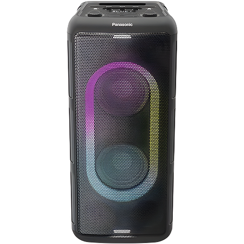 Panasonic SC-TMAX45 High Power Double Woofer Bluetooth Party Speaker System with USB, AUX and Optical Input, Mic & Guitar Jack (Black)