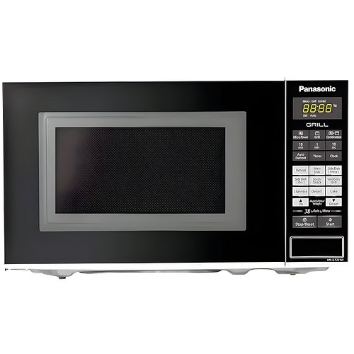 Panasonic 20L Grill Microwave Oven(NN-GT221WFDG,White, 38 Auto Cook Menus )