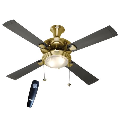 Usha Fontana One 1270mm ISI Ceiling Fan with Decorative Lights (Antique Brass)