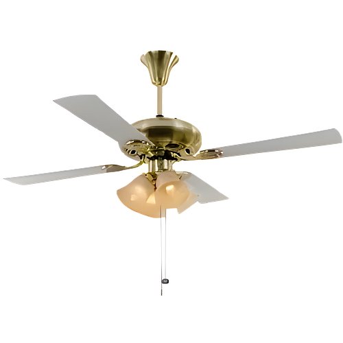 Usha Fontana Orchid 1280 mm 4 Blade Ceiling Fan (Remote Controlled | Gold Ivory)