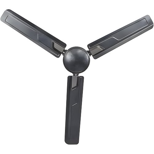 Usha Airostrong Angle 1200mm Ceiling Fan with Rust Free Aluminium Blades (Metallic Black)
