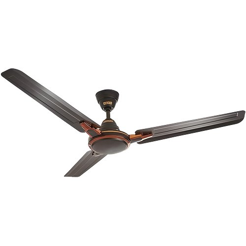 Usha Racer Chrome 900mm 50 Watt High Speed Decorative Ceiling Fan (Smoke Brown)