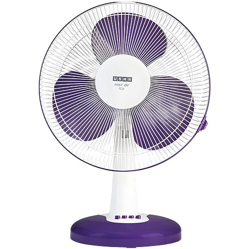 Usha Mist Air Icy 400mm Table Fan (Purple)