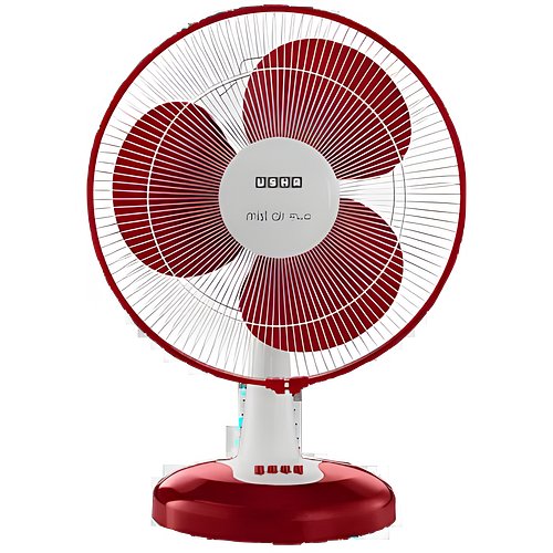 Usha Mist Air Flo 400mm Table Fan (Maroon)
