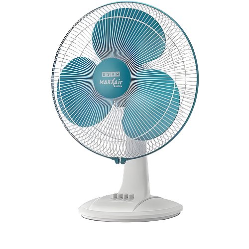Usha Maxx Air Ultra Table Fan (Light Blue)