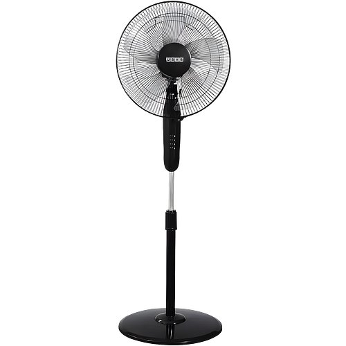 Usha Pentacool 5 Blade 400mm Pedestal Fan (Black)