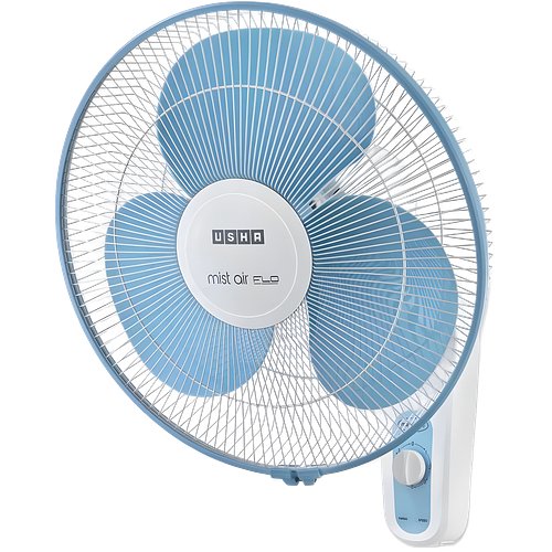 Usha Mist Air Flo 400mm Wall Fan (Light Blue)