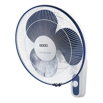 Usha Mist Air Flo 400mm Wall Fan (Dark Blue)