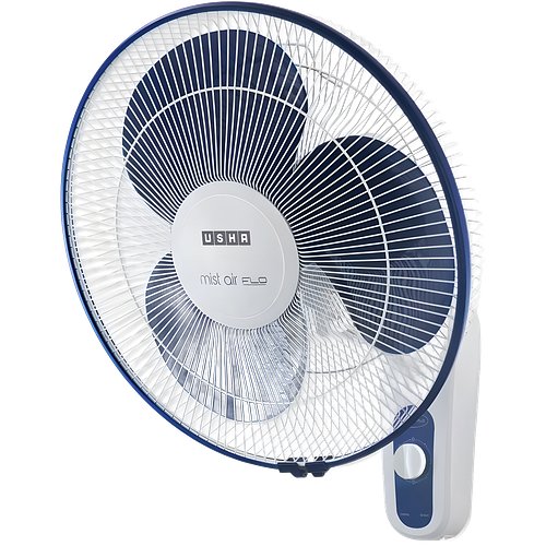 Usha Mist Air Flo 400mm Wall Fan (Dark Blue)