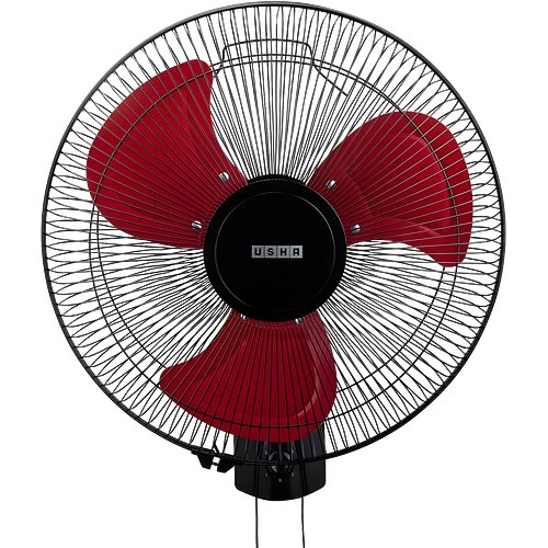 Usha Colossus 400 mm 3 Blade Wall Fan (Anti Dust | Red)