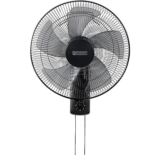 Usha Pentacool 5 Blade 400mm Wall Fan (Black)