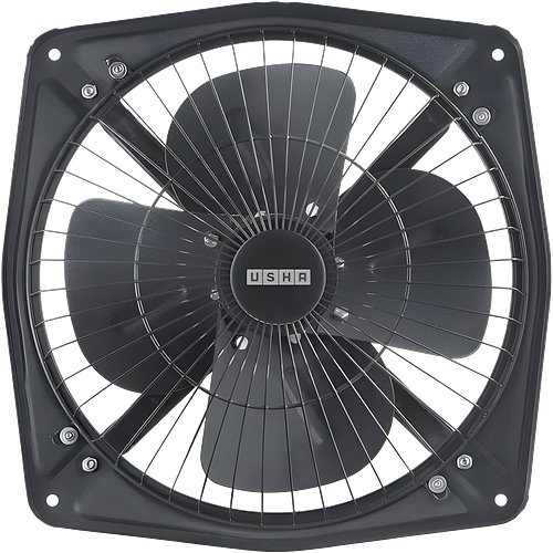 Usha Aeroclean Plus 230 mm 4 Blade Exhaust Fan (Anti Dust, Grey)